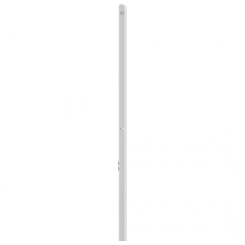 Metalowe wezgłowie, białe, 75 cm