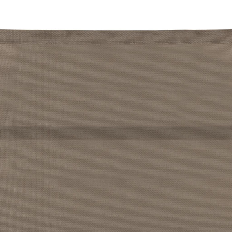 Leżak z tworzywa textilene i aluminium, kolor taupe