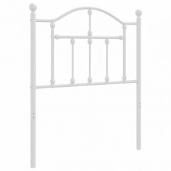 Metalowe wezgłowie, białe, 75 cm