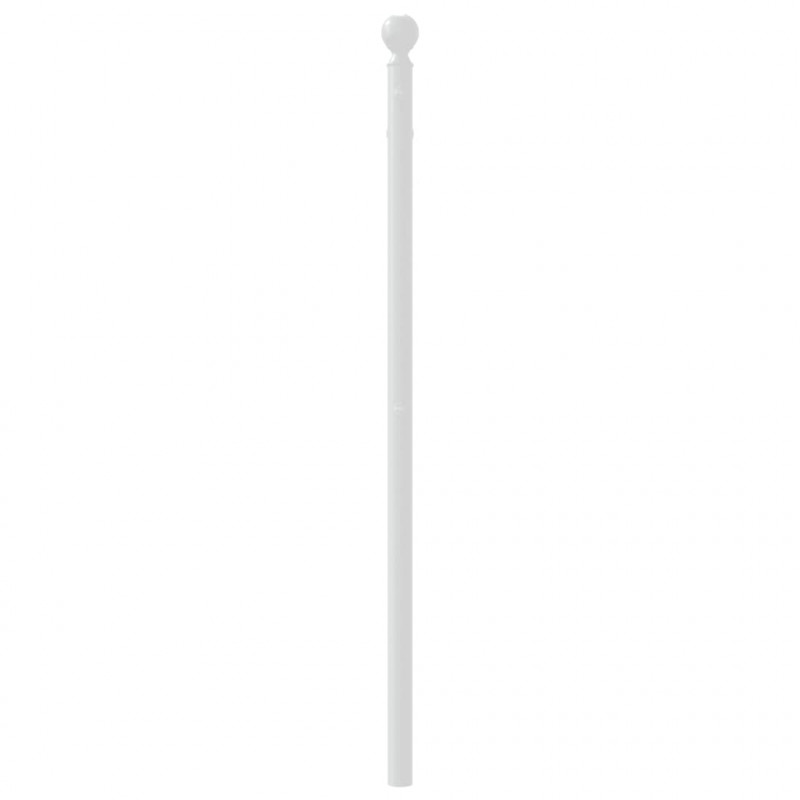 Metalowe wezgłowie, białe, 90 cm