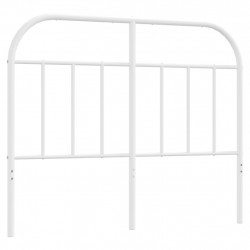 Metalowe wezgłowie, białe, 120 cm