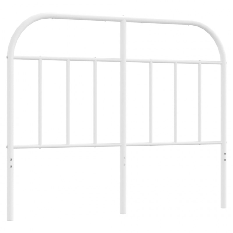 Metalowe wezgłowie, białe, 120 cm