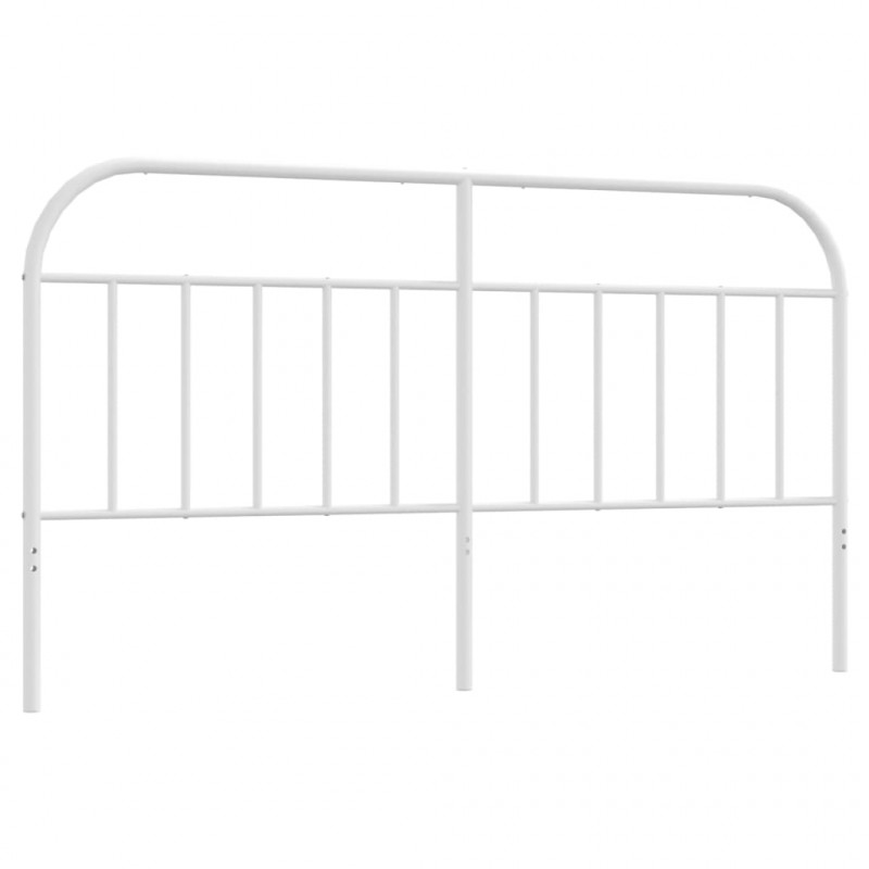 Metalowe wezgłowie, białe, 180 cm