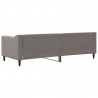 Sofa z funkcją spania, kolor taupe, 80x200 cm, obite tkaniną