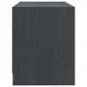Szafka pod telewizor, szara, 80x31x39 cm, lite drewno sosnowe