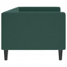 Sofa z funkcją spania, ciemnozielona, 80x200 cm, aksamitna
