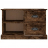 Szafka pod TV, przydymiony dąb, 73x35,5x47,5 cm