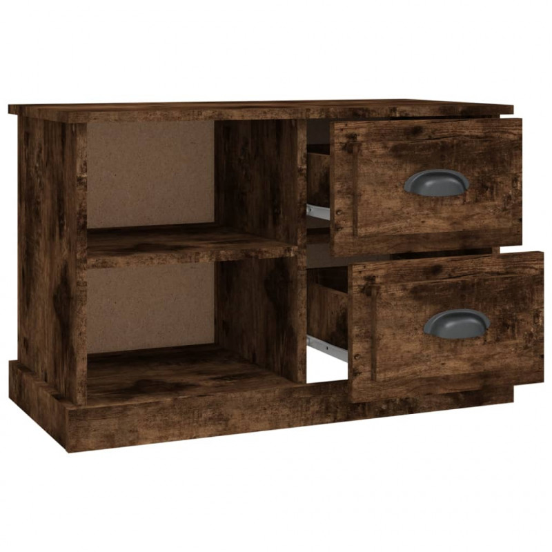 Szafka pod TV, przydymiony dąb, 73x35,5x47,5 cm