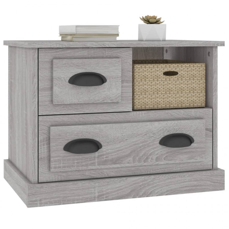 Szafka nocna, szary dąb sonoma, 60x39x45 cm