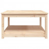 Stolik ogrodowy, 82,5x82,5x45 cm, lite drewno sosnowe