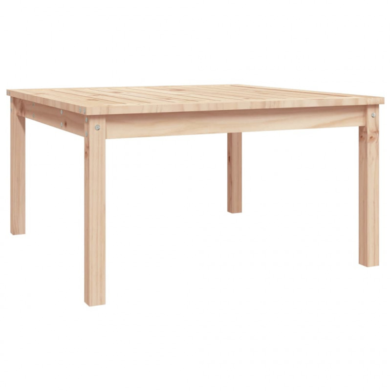 Stolik ogrodowy, 82,5x82,5x45 cm, lite drewno sosnowe