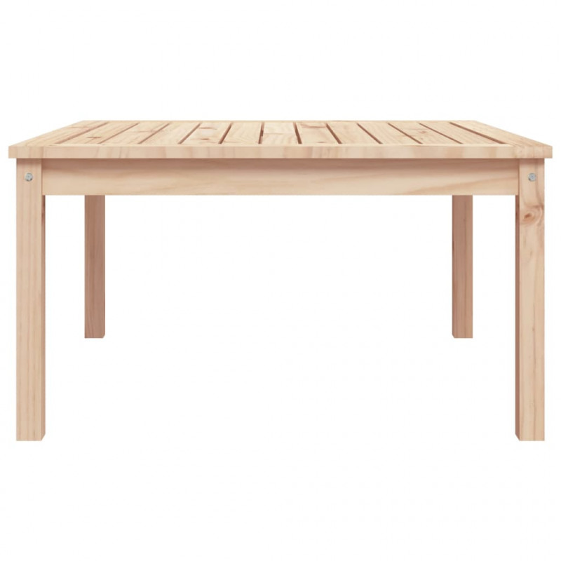 Stolik ogrodowy, 82,5x82,5x45 cm, lite drewno sosnowe