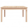 Stolik ogrodowy, 82,5x82,5x45 cm, lite drewno sosnowe
