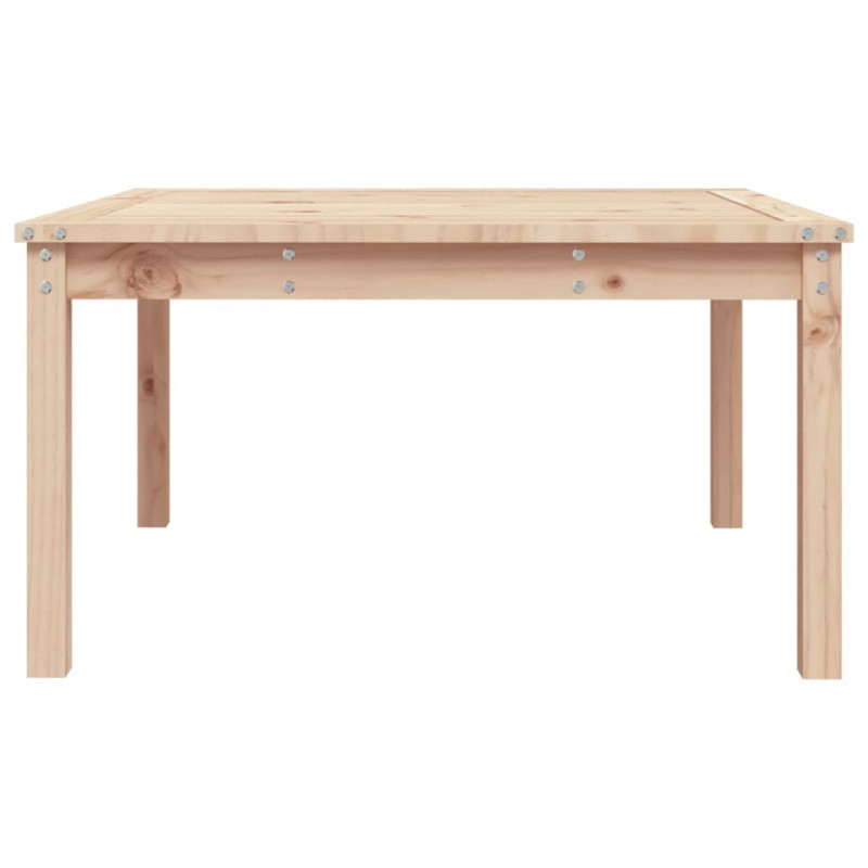 Stolik ogrodowy, 82,5x82,5x45 cm, lite drewno sosnowe