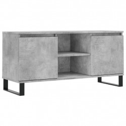 Szafka pod TV, szarość betonu, 104x35x50 cm