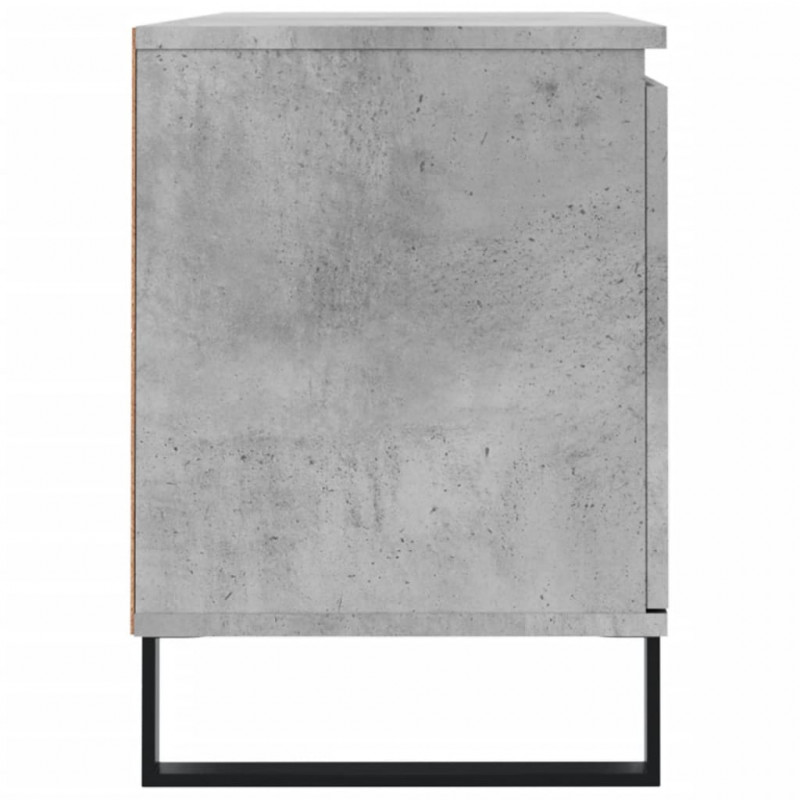 Szafka pod TV, szarość betonu, 104x35x50 cm