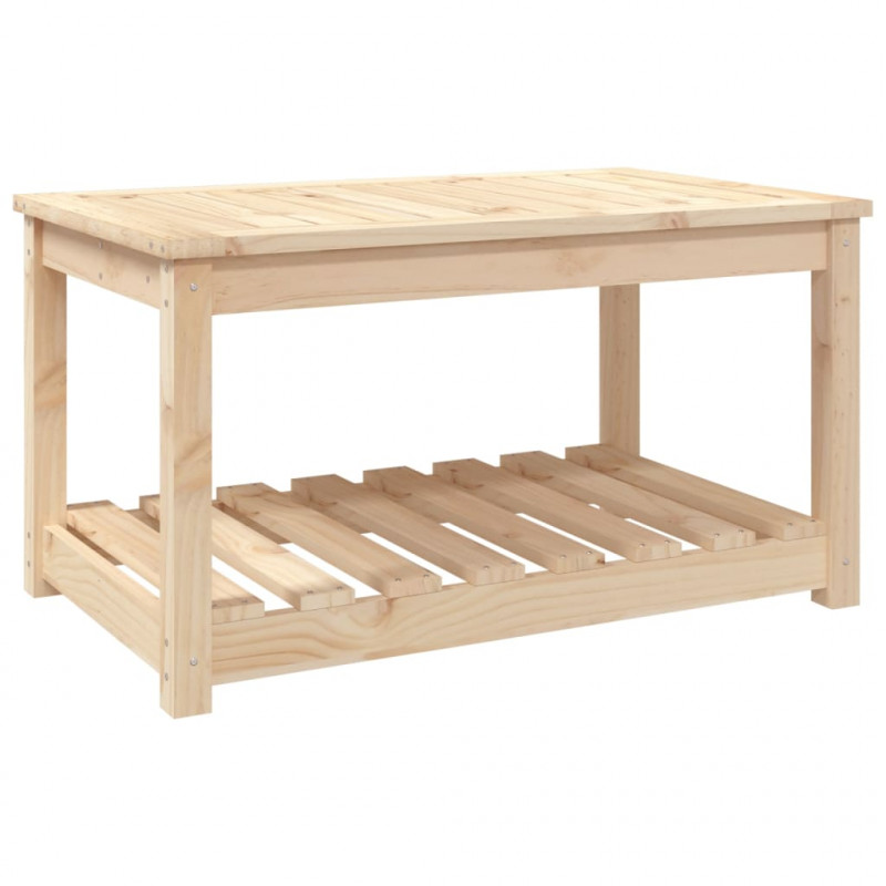 Stolik ogrodowy, 82,5x50,5x45 cm, lite drewno sosnowe