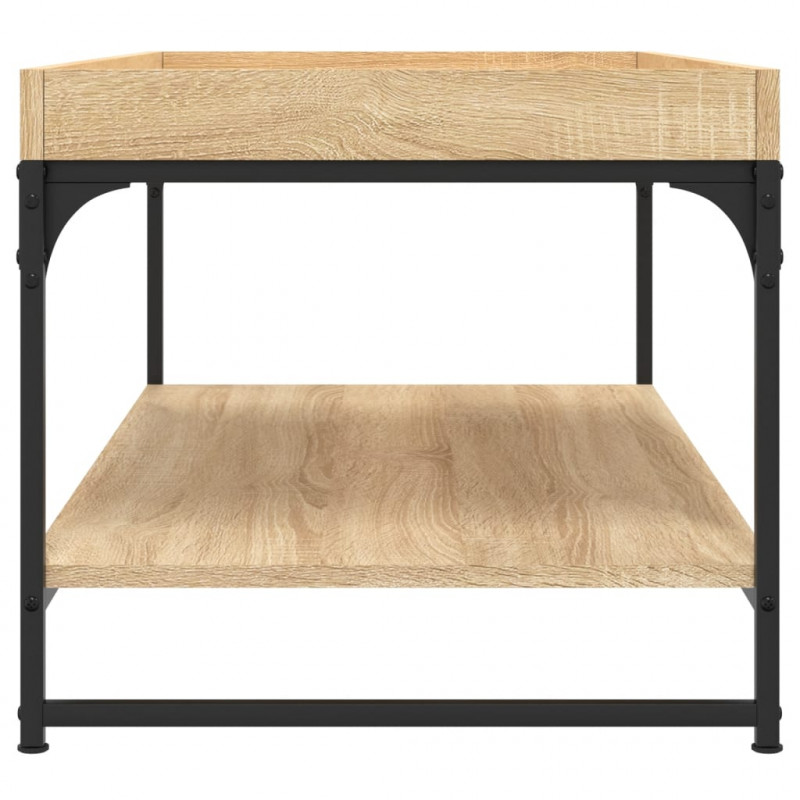 Stolik kawowy, dąb sonoma 100x49x45 cm, materiał drewnopochodny