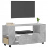 Szafka pod TV, szarość betonu, 102x34,5x43 cm