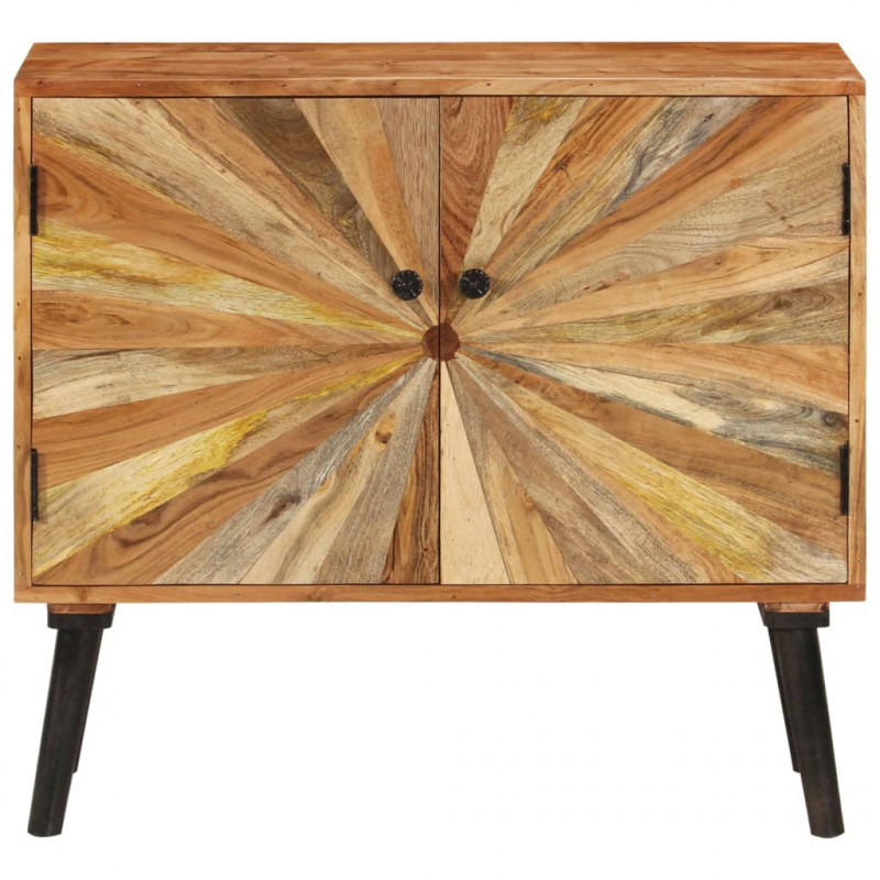 Szafka z litego drewna mango, 85 x 30 x 75 cm