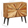 Szafka z litego drewna mango, 85 x 30 x 75 cm