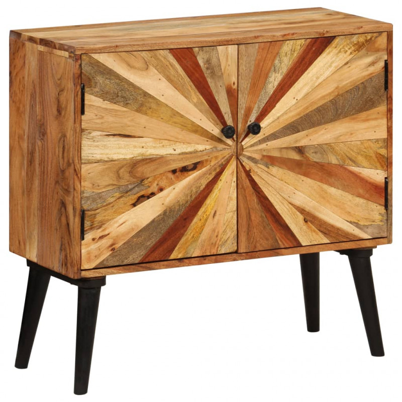 Szafka z litego drewna mango, 85 x 30 x 75 cm