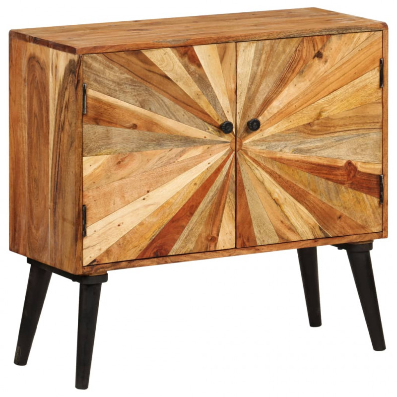Szafka z litego drewna mango, 85 x 30 x 75 cm