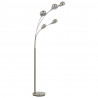 Lampa stojąca, 200 cm, 5 x E14, srebrna