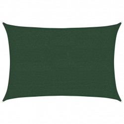 Żagiel przeciwsłoneczny, 160 g/m², ciemnozielony, 2,5x4 m, HDPE