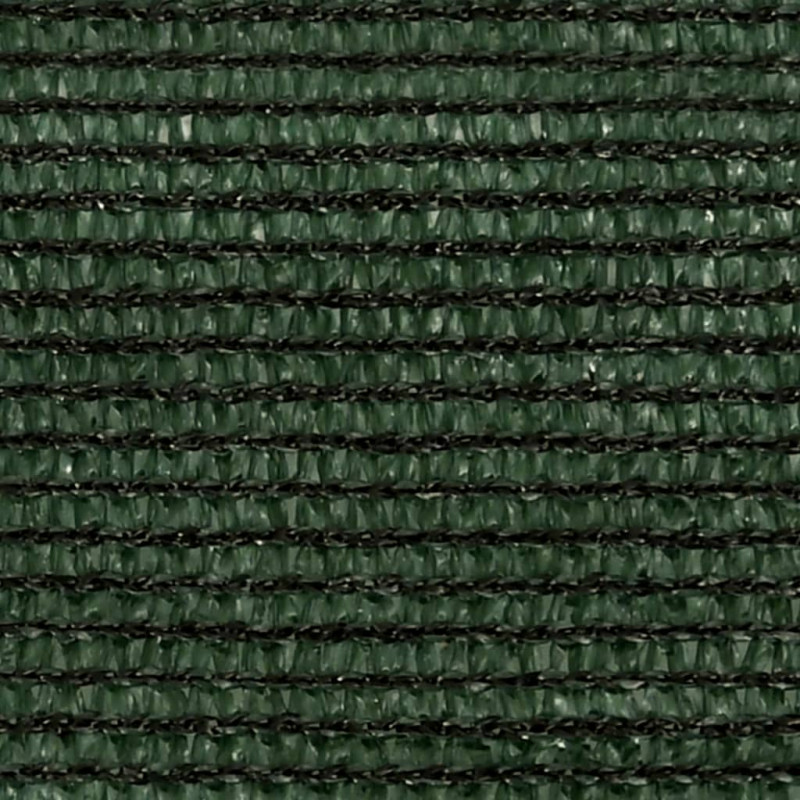 Żagiel przeciwsłoneczny, 160 g/m², ciemnozielony, 2,5x4 m, HDPE