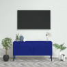 Szafka pod telewizor, granatowa, 105x35x50 cm, stalowa