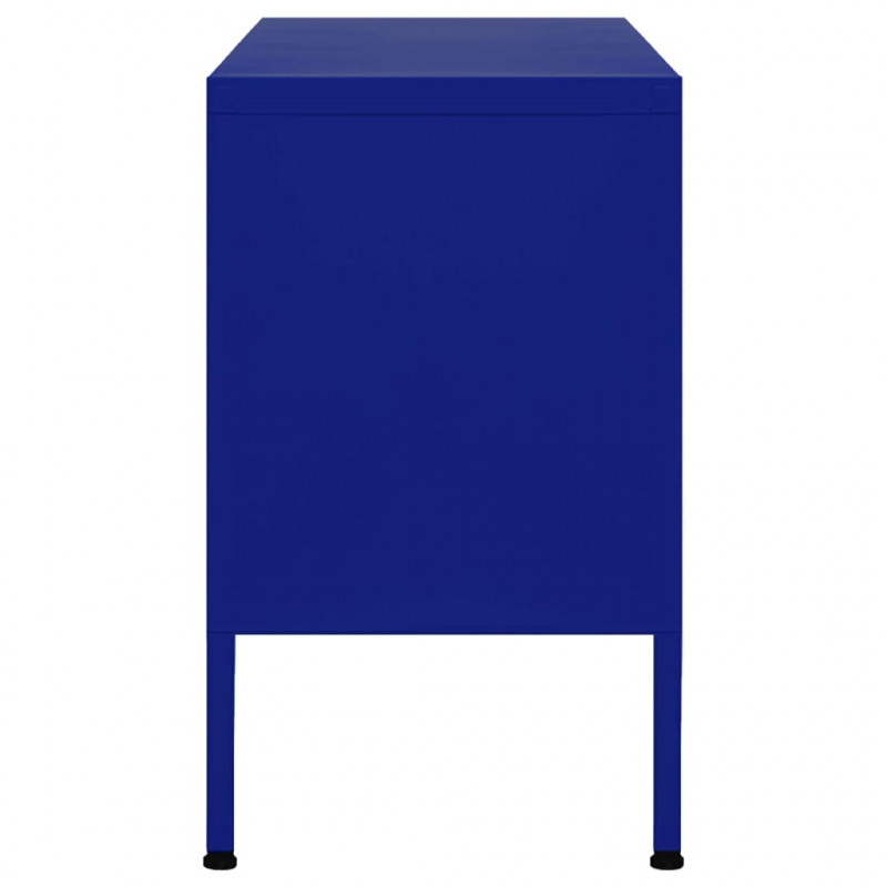 Szafka pod telewizor, granatowa, 105x35x50 cm, stalowa