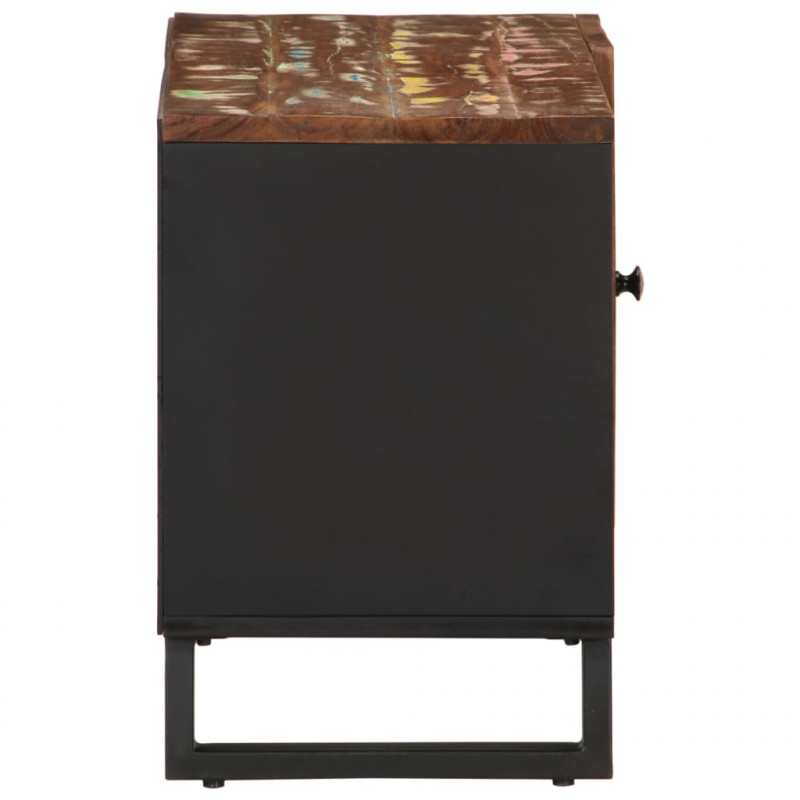 Szafka RTV, 80x33x46 cm, drewno i materiał drewnopochodny