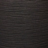 Capi Owalna donica Nature Rib, 54x52 cm, czarna, KBLR935
