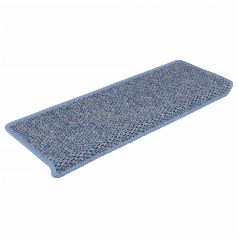 Samoprzylepne nakładki na schody, 15 szt., 65x21x4cm niebieskie