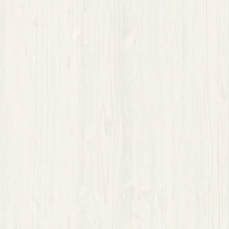 Witryna VIGO, biała, 85x35x170 cm, lite drewno sosnowe