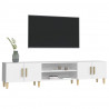 Szafka pod TV, biała, 180x31,5x40 cm, materiał drewnopochodny