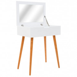Toaletka z lustrem, MDF, 60 x 40 x 75 cm