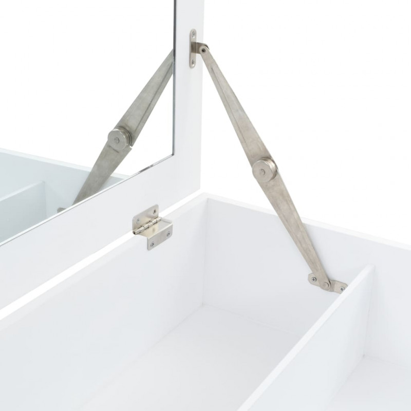 Toaletka z lustrem, MDF, 60 x 40 x 75 cm