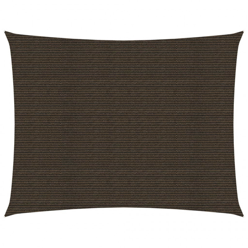 Żagiel przeciwsłoneczny, 160 g/m², brązowy, 2,5x4 m, HDPE