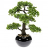 Emerald Sztuczny mini fikus bonsai, zielony, 47 cm, 420006