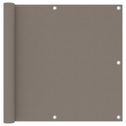 Parawan balkonowy, taupe, 90x300 cm, tkanina Oxford
