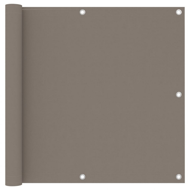 Parawan balkonowy, taupe, 90x300 cm, tkanina Oxford