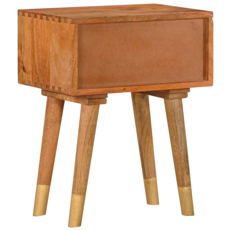 Szafka nocna, 43x30x58 cm, lite drewno mango