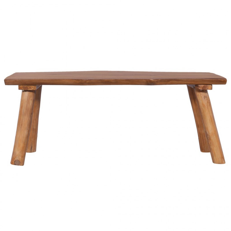 Ławka ogrodowa, 120 cm, lite drewno tekowe
