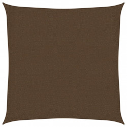 Żagiel przeciwsłoneczny, 160 g/m², brązowy, 2x2 m, HDPE