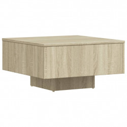 Stolik kawowy, dąb sonoma 60x60x31,5 cm materiał drewnopochodny