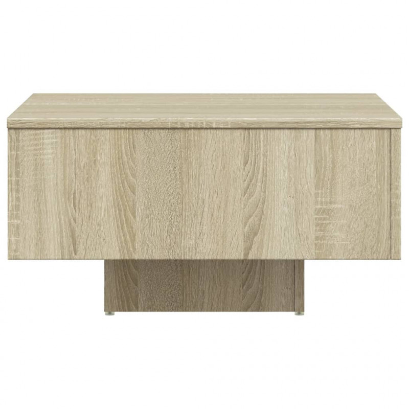 Stolik kawowy, dąb sonoma 60x60x31,5 cm materiał drewnopochodny