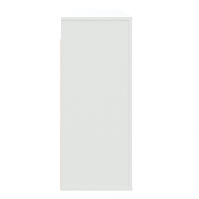 Szafka ścienna, biała, 80x33x80 cm, materiał drewnopochodny