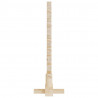 Drewniana choinka do udekorowania, 60 cm, lite drewno sosnowe